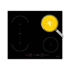 Image of Cookology Induction Hob 60cm 4 Zones, Touch Control & Bridging - Black CIB606