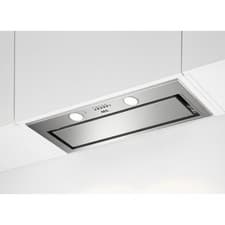 Image of AEG 6000 Series 80cm Canopy Cooker Hood with Hob2Hood - Stainless Stee DGE5861HM