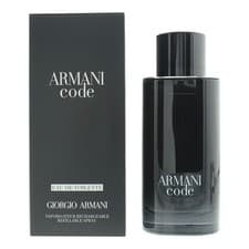 Image of Giorgio Armani Code Eau de Toilette 125ml Refillable Spray For Him