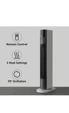 Image of Tower Heater & Fan 2in1 - 2200W Eco, Oscillating, AI build in technology.