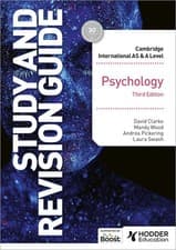 Image of Cambridge International AS/A Level Psychology Study and Revision Guide Third Edi