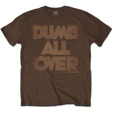 Image of Brown Frank Zappa Dumb All Over Official Mens T-Shirt