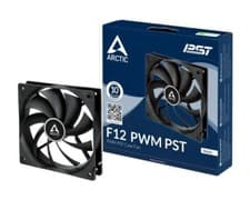 Image of ARCTIC F12 PWM PST 120mm 12cm Black PC Case Fan 1350RPM 53CFM 4-Pin