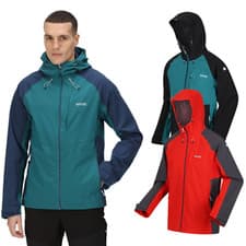 Image of Regatta Mens Britedale Waterproof Jacket Golf Hiking Outdoor Rain Coat RRP £120