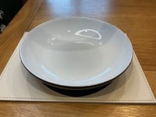 Image of Denby Imperial Blue Pasta Bowl x 1 Stoneware Tableware Diameter 22cm Brand New