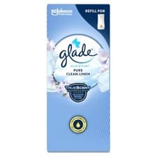 Image of 6 x GLADE TOUCH N FRESH REFILL'S 10ML - Clean Linen