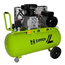 Image of Zipper 90ltr Air Compressor COM90-10 Belt Driven 10 Bar 354 l/min 2200w 240v