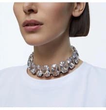 Image of Swarovski Harmonia Choker Necklace oversized floating crystal New Box RRP £730💕