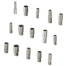Image of DEEP SOCKET 1/2" Drive 6pt Hex Metric 10-32mm Long Reach Sockets