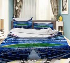 Image of 3D Stadium Real Madrid CF Quilt Cover Set Bedding Sets Pillowcases