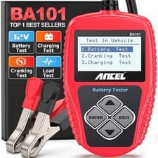 Image of 12V Digital Car Battery Load Tester Analyzer Cranking Charging Test 100-2000 CCA