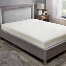 Image of Teddy Fitted Sheet (Cream) - King Size, warm snug soft cosy, bed sheet