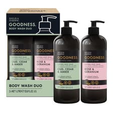 Image of Baylis & Harding Goodness Body Wash, 2 x 1L Bottles