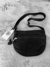 Image of Kipling New With Tags Arto S Cross Body Bag Black. RRP £68 BNWT