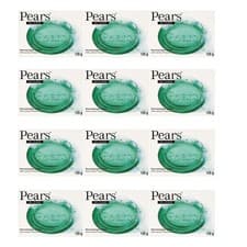 Image of Pears Transparent Soap 125g Lemon Flower Extract Oil Clear Pack of 12 Bars x12