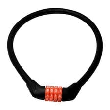 Image of 4 Digit Bicycle Number Lock Security Chain Padlock Bike Motorcycle Steel Cable