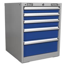 Image of Sealey Premier Industrial™ Mobile Industrial Cabinet 5 Drawer API5657B