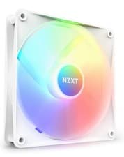 Image of NZXT F140 RGB Core 140mm Hub-Mounted RGB Fan 8 LED Semi-Translucent Blades White