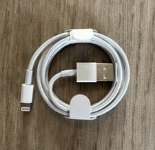 Image of Brand New Genuine Official Apple USB To Lightning Charging Cable White 1m