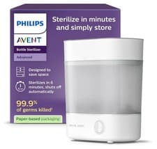 Image of Philips Avent Advanced Bottle Steriliser, Kills 99.9% of Germs* SCF291/01