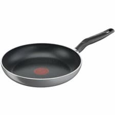 Image of Tefal Super Start 28cm Fry Pan Titanium Non Stick Induction Dishwasher Grey New