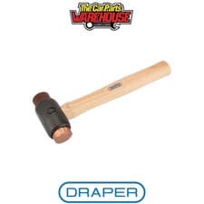 Image of Draper 20070 Copper/Rawhide Faced Hammer 680g/24oz
