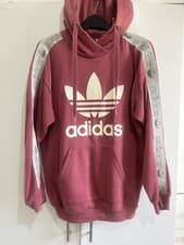 Image of Adidas Originals Women’s Pullover Hoodie Dusty/Rose/muted Pink Colour. 