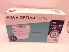Image of Aqua Optima Evolve+ Water Filter Cartridge - Pack of 3, White (Eps