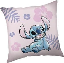 Image of Disney Lilo & Stitch Cushion Pink 40 x 40cm Soft Throw Pillow