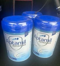 Image of Aptamil Advanced 1 From Birth Infant Baby Milk Powder 3 X 800g New And Sealed