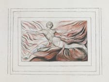 Image of William Blake - Plate 3 Urizen Oh Flames Furious Desires Fine Exhibit Wall Style