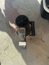 Image of Digital Vane Anemometer Testo 417 Kit App conect Measurement Funnels - 0563 1417