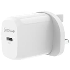 Image of GROOV-E USB-C MAINS CHARGER 20W POWER DELIVERY - WHITE - GVMA107WE