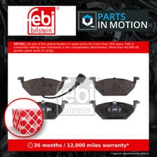 Image of Brake Pads Set Front 16446 Febi 1J0698151D 1J0698151E 1J0698151F 1J0698151G New