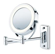 Image of Beurer Illuminated Cosmetic Mirror 2 in 1 Wall-Mounted & Standing Mirror BS59