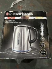 Image of Russell Hobbs Buckingham Kettle Quiet Boil Brushed St Steel 3kW 20460 (DENTED)