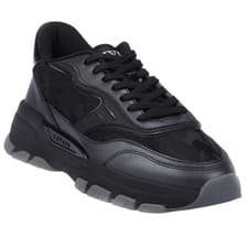 Image of Lavair Mens Pacific 2.0 Leather Trainers6 UK Black GT8393
