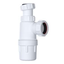 Image of 40mm 1 1/2" TELESCOPIC WASTE BOTTLE TRAP (76mm Seal) BATHROOM KITCHEN BASIN SINK