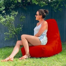 Image of Indoor / Outdoor Filled Bean Bag Chair Garden Seating Water Resistant rucomfy