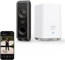 Image of Eufy Security Video Doorbell S330 Battery-Powered &Homebase No Monthly Fee 2K HD
