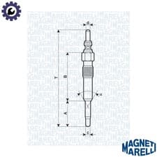 Image of 4x GLOW PLUG 062900028304 FOR SKODA OCTAVIA/Combi FABIA/Praktik GAZ SOBOL