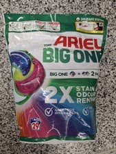 Image of Ariel Colour Washing Detergent 29 Pods Big One, 2x Stain & Odour Removal