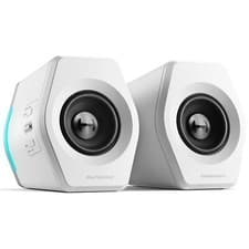 Image of HECATE Edifier G2000 Gaming Speakers Bluetooth RGB Lights 3.5mm AUX Input White