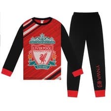Image of Liverpool FC Boys Pyjamas Long Sublimation Kids OFFICIAL Football Gift