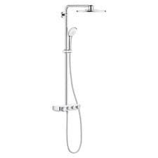 Image of Grohe Euphoria SmartControl 310 Duo Shower system with thermostat moon white