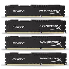 Image of HyperX FURY DDR3 8GB 16GB 32GB 1600 MHz PC3-12800 Desktop RAM Memory DIMM 240pin