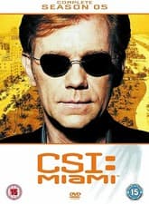 Image of CSI MIAMI COMPLETE SERIES 5 DVD 5th Fifth Five Season Five Brand New UK R2