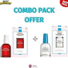 Image of Sally Hansen Double Duty Strengthening Base + Insta-Dri Top Coat 13.3ml
