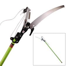 Image of 3m Telescopic Extending Garden Tree Branch Pruner Lopper + Saw Cutting Blade