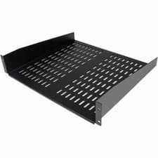 Image of Startech 2U 16In Universal Vented Rack Mount Cantilever Shelf Fixed Server Rack